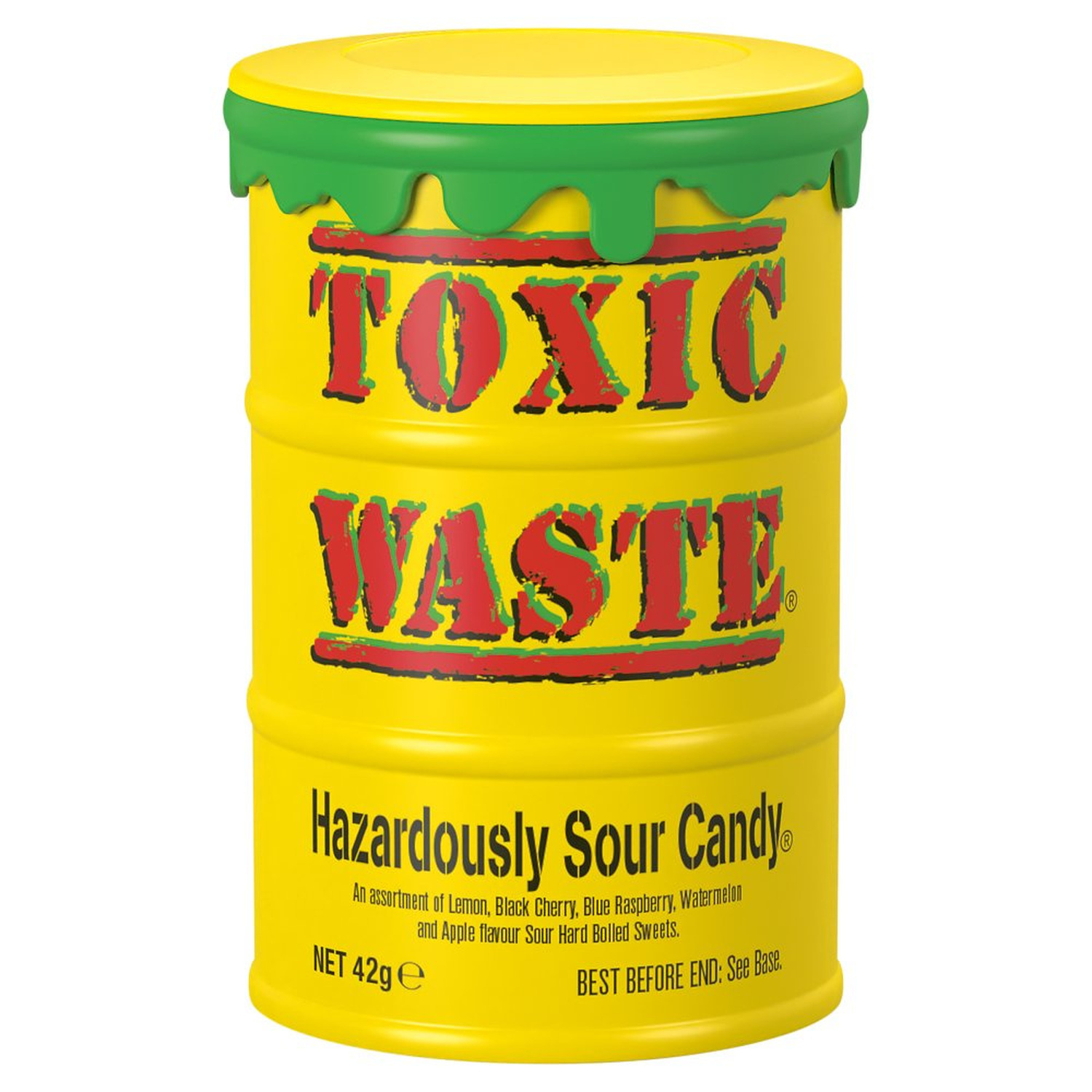 Toxic Waste Hazardously Sour Candy 42 Gr